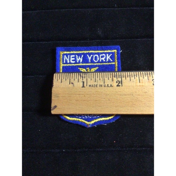 State of New York NY EXCELSIOR Patch Sew On or Iron On Vintage Police Logo - Picture 2 of 2